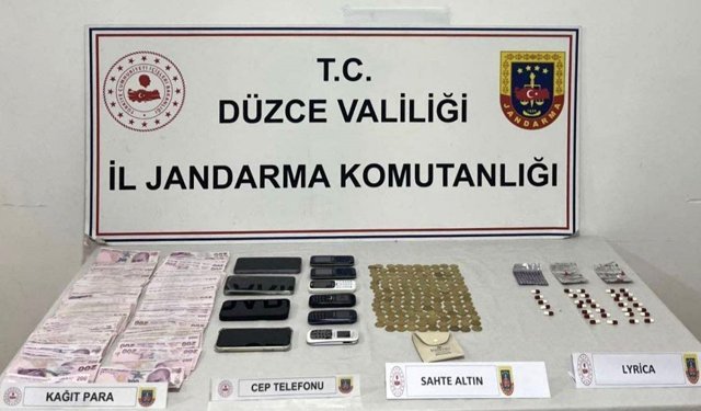 Çok sayıda sahte altını 560 bin liraya satan 4 şüpheliye jandarma baskını