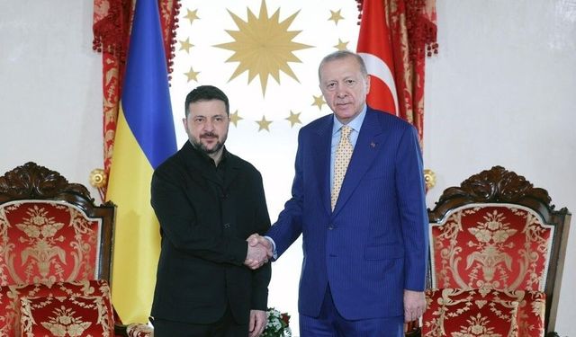 Cumhurbaşkanı Erdoğan, Ukrayna Devlet Başkanı Zelenskiy ile bir araya geldi