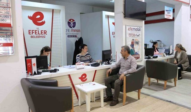 Efeler Belediyesi'ne iletilen taleplerin yüzde 98'i sonuçlandı