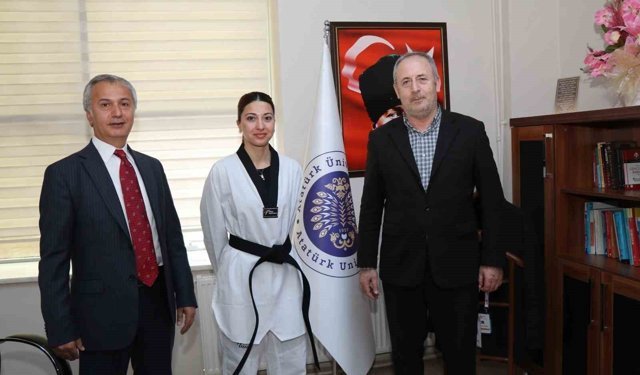 Üniversite öğrencisinin taekwondo başarısı