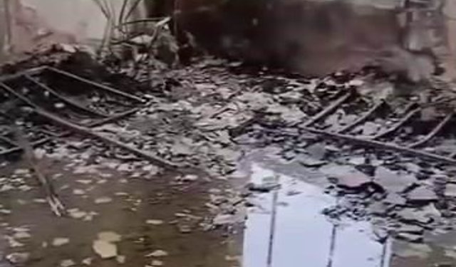 Husumet besleyen şahsın evi kundakladığı iddiası