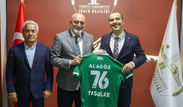 Alagöz Holding Iğdır FK’den Vali Taşolar’a Ziyaret