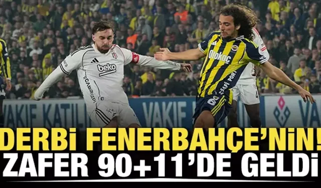 Trendyol Süper Lig: Fenerbahçe: 1 - Beşiktaş: 0 (Maç sonucu)