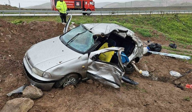 Otomobil takla attı, 1 kişi hayatını kaybetti