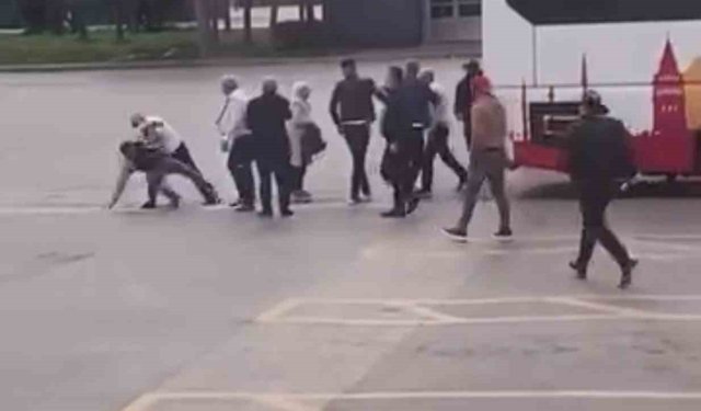 Terminalde yolcu ile şoför kavgası