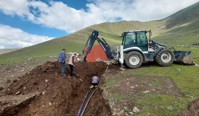 Karagüney Köyü’nde Su Arızası Giderildi