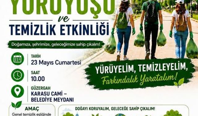 TEMİZ ŞEHİR YÜRÜYÜŞÜNE DAVET