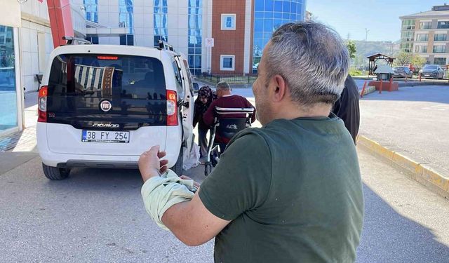 Acemi kasaplar acilde bayram yaptı