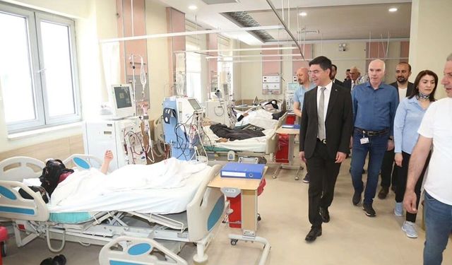Erzurum Şehir Hastanesi'nde bayramlaşma