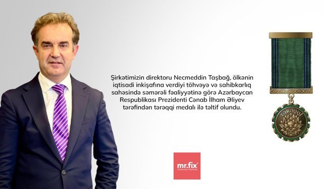 Azerbaycan Cumhurbaşkanı’ndan Iğdırlı İş İnsanına Terakki Madalyası