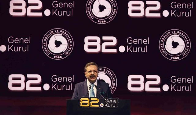 GTB heyeti, TOBB 82'inci genel kuruluna katıldı