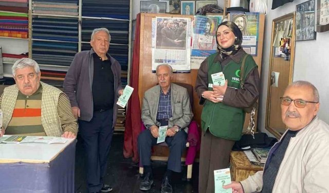 Yeşilay Kars'tan esnafa ziyaret: Bağımlılıkla mücadelede farkındalık artıyor