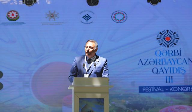 Rektör Gürel, Nahçıvan’daki "Batı Azerbaycan’a Dönüş" Kongresi’ne Katıldı