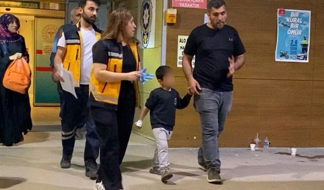 4 Yaşındaki çocuk hastanelik oldu