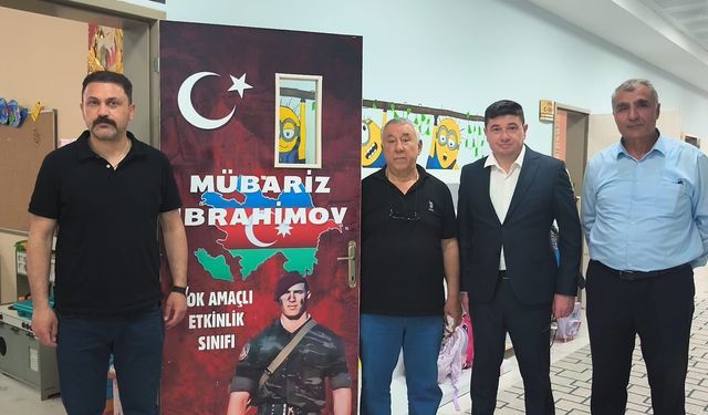 BAŞKONSOLOS ALİYEV'DEN ŞUŞA ANAOKULU'NA ZİYARET