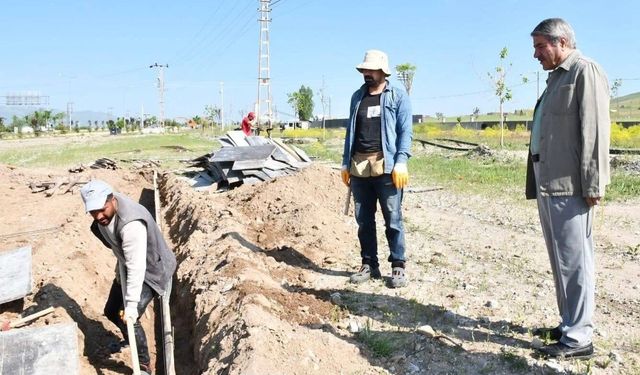 Başkan Taşkın, altyapı çalışmalarını yerinde inceledi