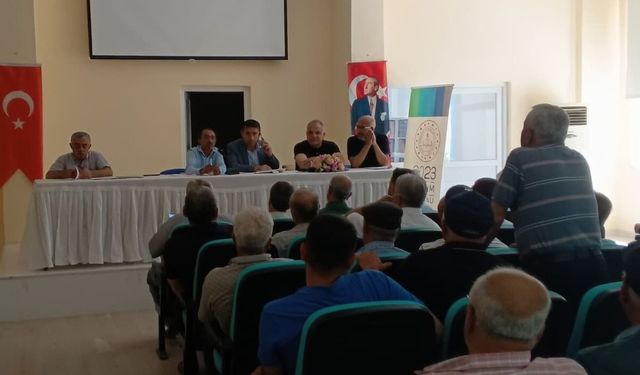 Deprem kaymalarına karşı kadastro güncelleme toplantısı yapıldı