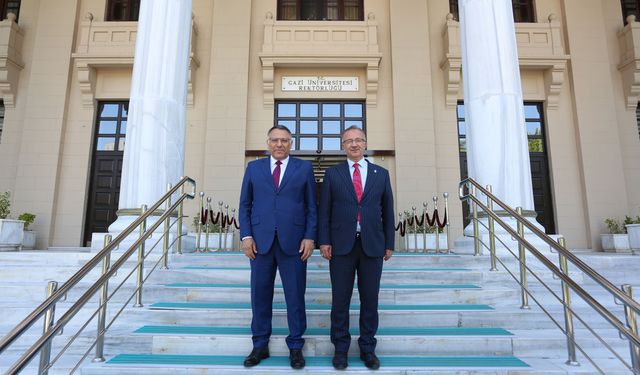 Rektör Gürel’den Gazi Üniversitesi Rektörü Ünal’a Ziyaret