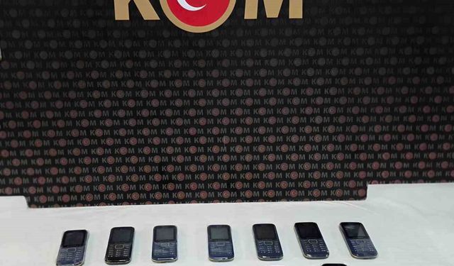 Kaçak telefon operasyonu: 1 gözaltı