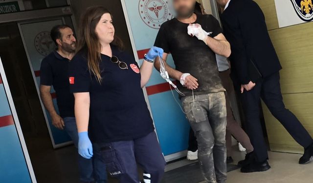 Kaptırdığı parmağı koptu