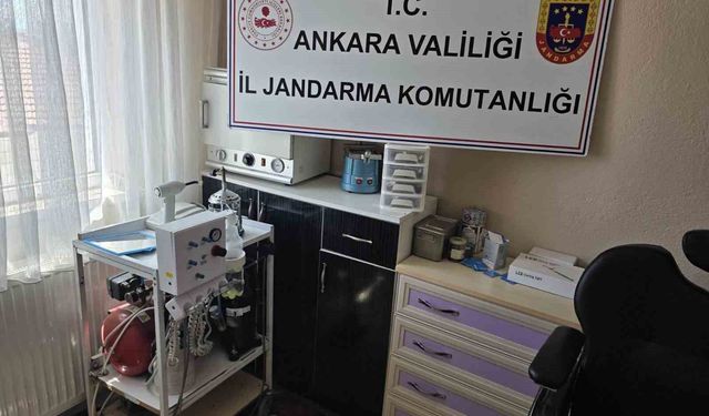 Sahte diş doktoruna operasyon