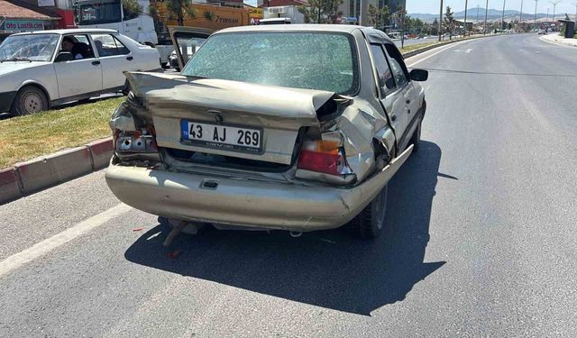 Trafik kazası 1 yaralı
