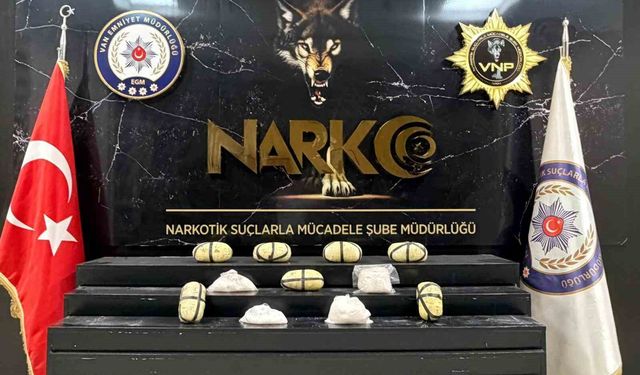 Van'da 10 kilo 260 gram metamfetamin ele geçirildi