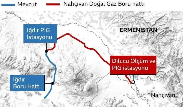 Nahçıvan'ın doğal gaz ihtiyacı Türkiye üzerinden 30 yıl güvence altında