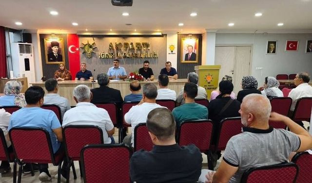 AK Parti Yönetimi Toplandı