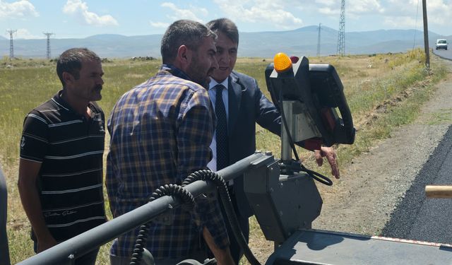 Iğdır İl Özel İdaresi’nden Tuzluca’da Dev Asfalt Hamlesi: Genel Sekreter Çarman Sahada