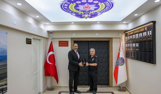 Iğdır İl Milli Eğitim Müdürü Aziz Gün’den Emniyet Müdürü Turgay’a Veda Ziyareti