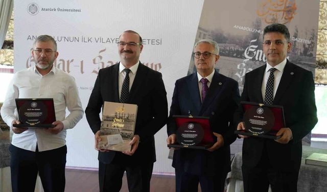 Anadolu basınının kilometre taşlarından 'Envâr-ı Şarkiyye' gazetesi yeniden gün yüzüne çıkarıldı