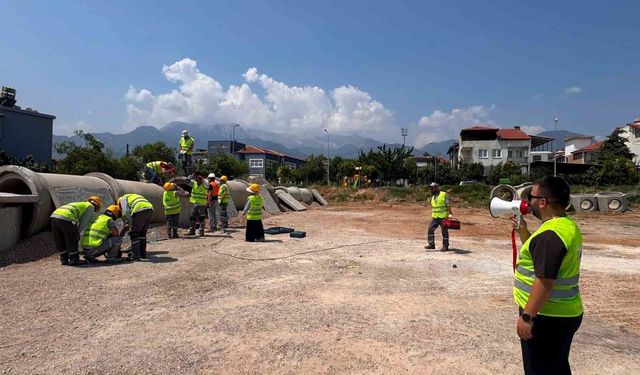 Arama Kurtarma Eğitim Alanında afetlere hazırlık sürüyor