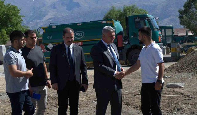 Bölge Müdürü Yavuz, DSİ Erzincan Şubesinde incelemelerde bulundu