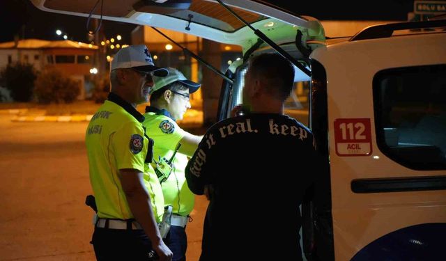Bolu'da 1 haftada 42 bin araç denetlendi: Bin 828 sürücüye ceza