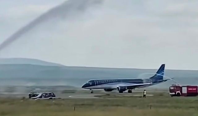 Kars’a İlk Azerbaycan Uçağı İndi