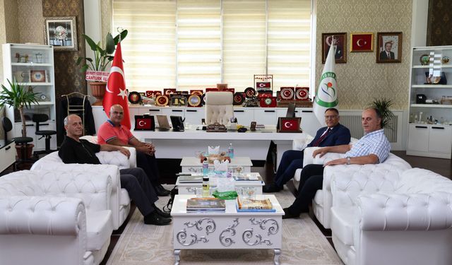 Tuzluca Belediye Başkanı Türkan’dan Rektör Gürel’e Ziyaret