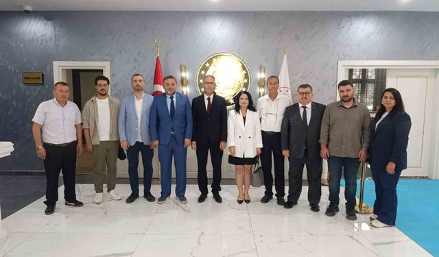 DÇGC Başsavcı Ünalan'a hayırlı olsun ziyareti