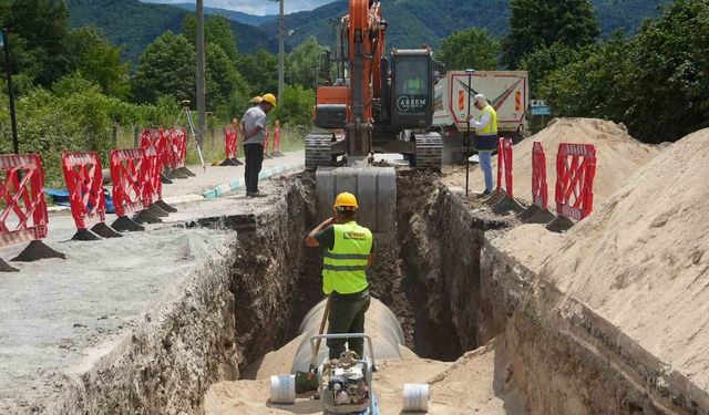 Düzce'de içme suyu projesinde 23 km'ye ulaşıldı