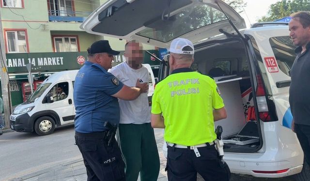 Olay çıkarıp, polise saldırmaya kalkışan sürücüye 350 bin lira ceza