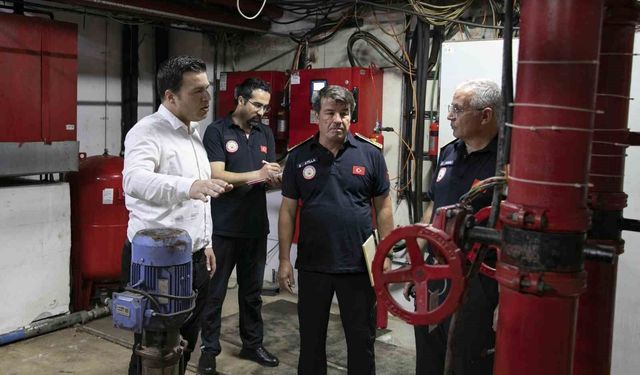 Otellerde yangın güvenliği denetimi sürüyor
