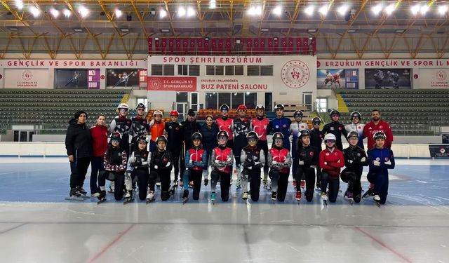 Short Track yeni sezon hazırlık kampları erzurum'da tamamlandı
