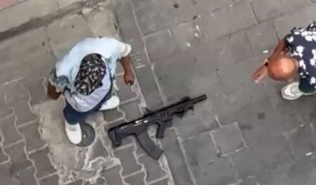 Sokak ortasında tüfekle dehşet saçan şehir magandaları kıskıvrak yakalandı