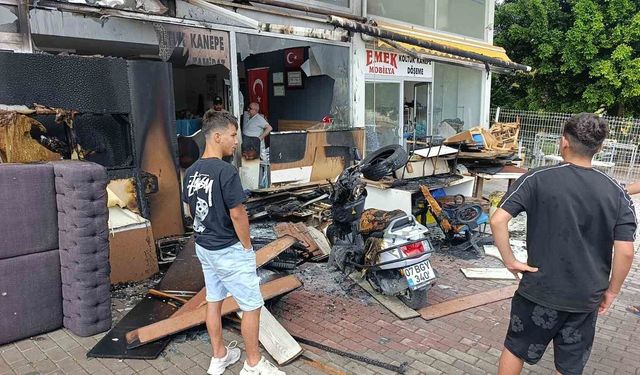 Uyurken camın patlama sesine uyandı, ihbarla iş yerini küle dönmekten kurtardı