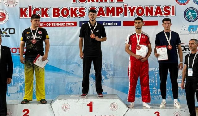 Vanlı sporcu Alim Yönten Türkiye şampiyonu oldu