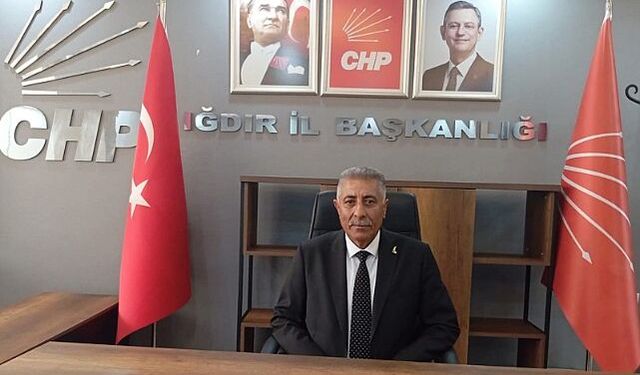 CHP IĞDIR İL BAŞKANI GÖREVDEN ALINDI