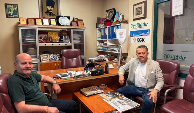 Küresel Gazeteciler Konseyi Başkanı Mehmet Ali Dim’den Gazetemize Ziyaret