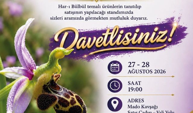 Har-ı Bülbül Sergisine Tüm Halkımız Davetlidir