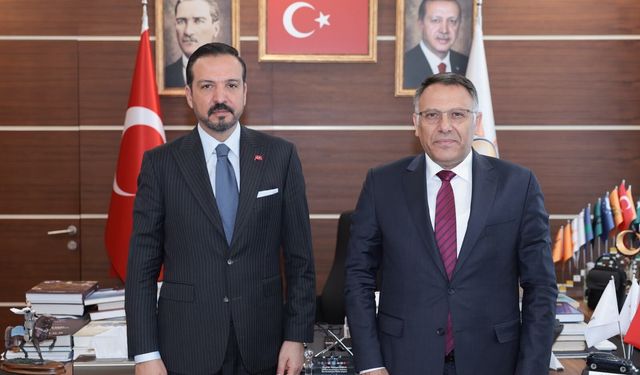 Rektör Prof. Dr. Gürel’den AK Parti Türk Devletleri ile İlişkiler Başkanı Zorlu’ya Ziyaret