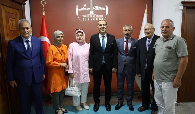 İYİ Parti Iğdır İl Başkanı Sadık Uca’dan Vali Taşolar’a ziyaret